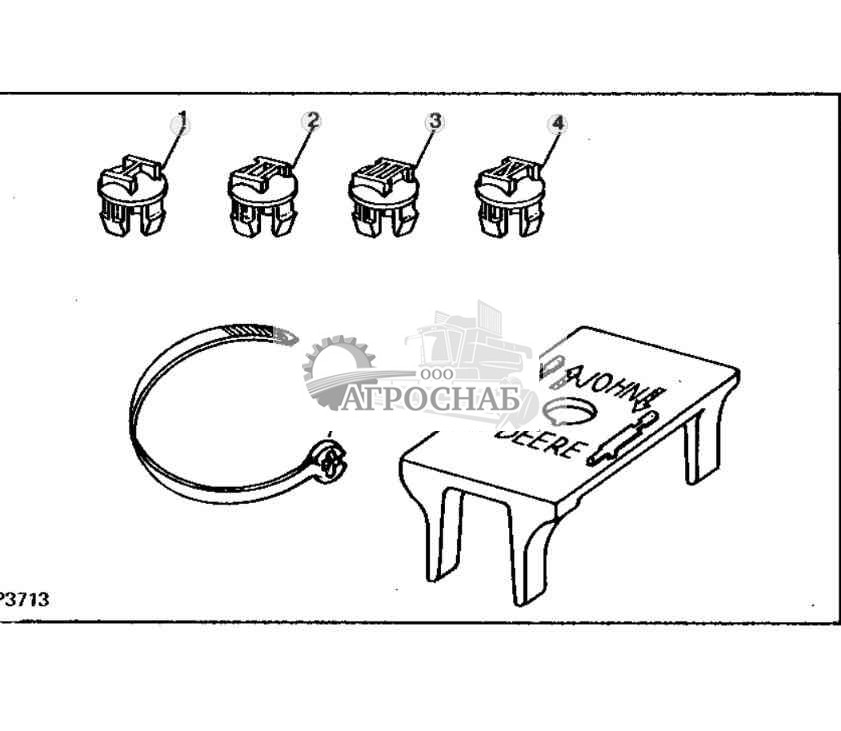 КОМПЛЕКТ МАРКИРОВОЧНЫХ БИРОК ШЛАНГОВ 